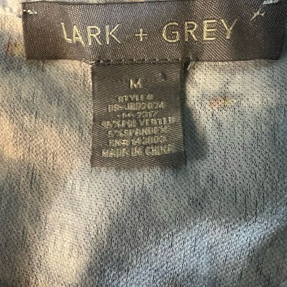 Blue Flutter Sleeve Wrap Midi Dress - Picture 12 of 14